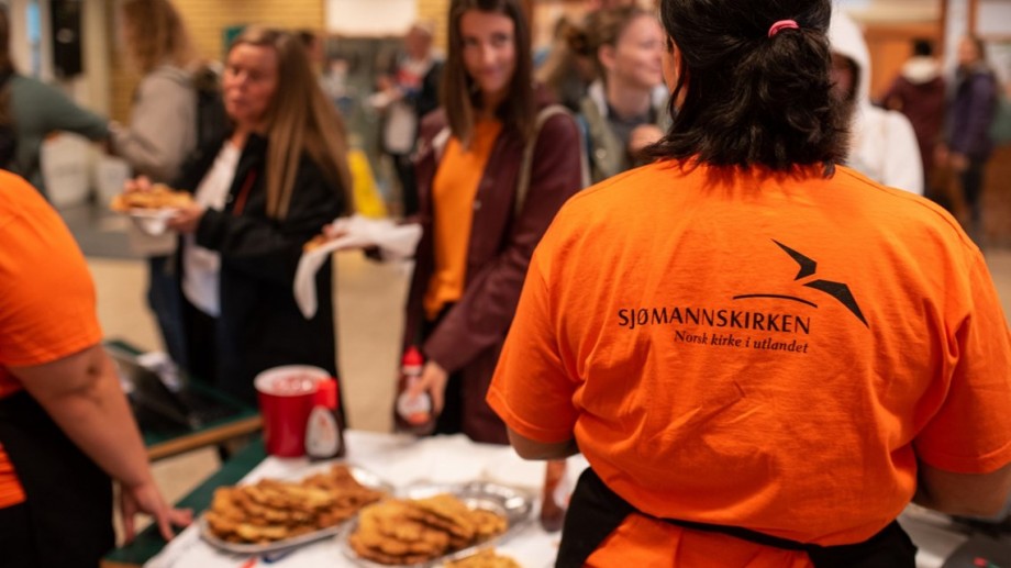 Sjømannskirken. Studenter. Vaffel.