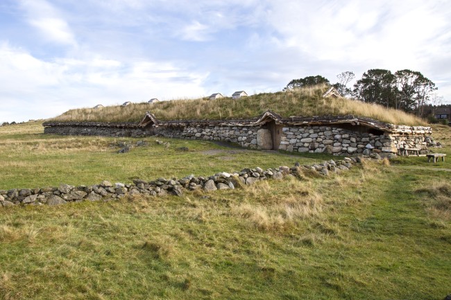 Langhus på Jernaldergården på Ullandhaug