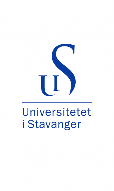 UiS logo, hvit bakgrunn