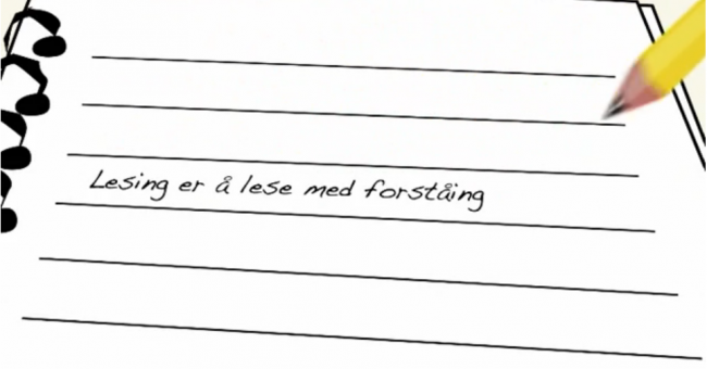 Bilde av blyant og blokk