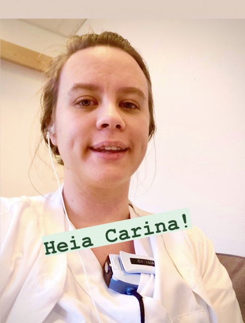 Carina Jacobsen, sykepleierstudent