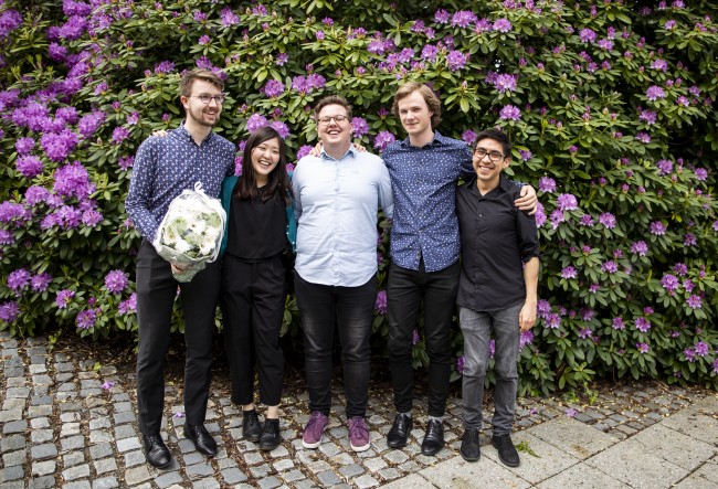 Vinnere av kammermusikkonkurransen 2019. Foto: Mari Løvås