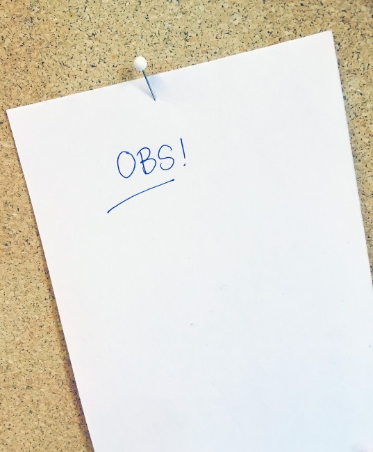 oppslagstavle