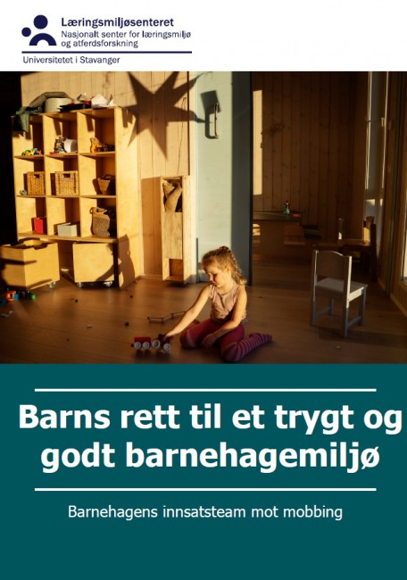 Omslag til brosjyre om Barnehagens innsatsteam mot mobbing