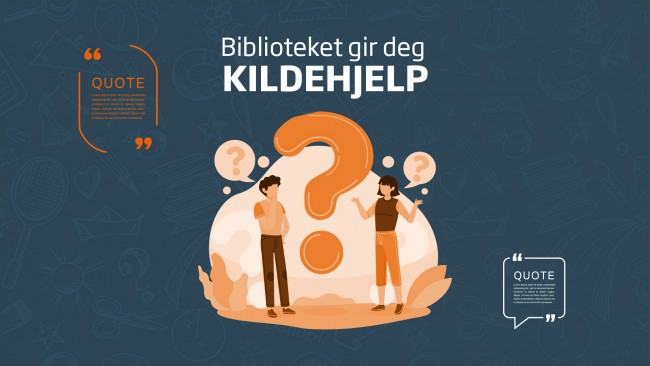 Illustrasjon biblioteket hjelper deg med kilder