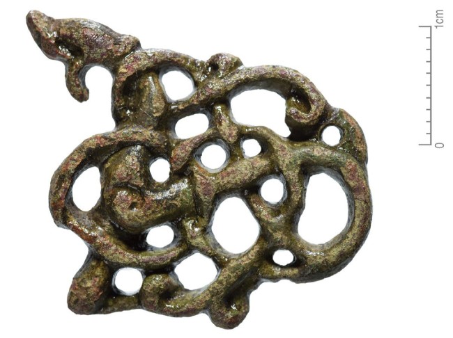Draktsmykke fra tidlig middelalder som kalles urnesfibel