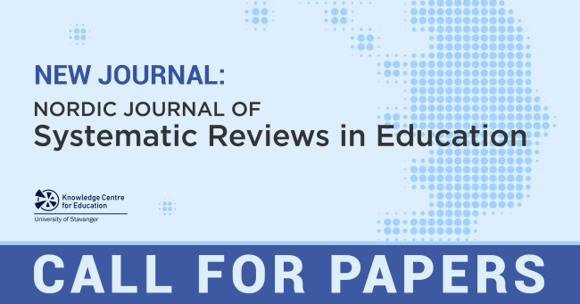 Annonse Call for papers