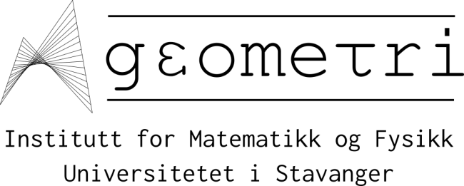Logo til geometrigruppa ved UiS